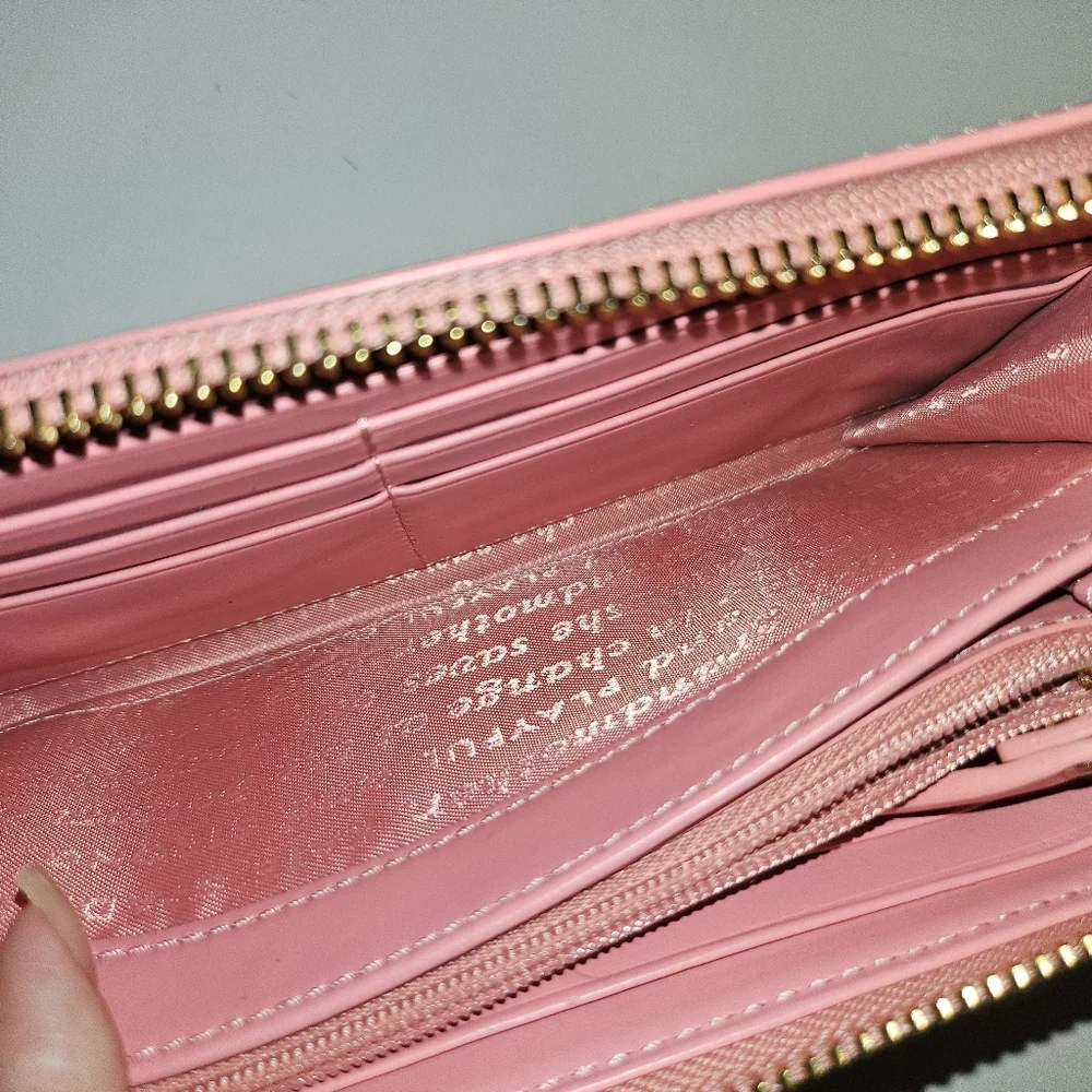 Kate Spade pink hedgehog zippy wallet EUC - Picture 12 of 15